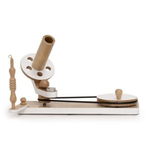 Beechwood + enamel yarn ball winder