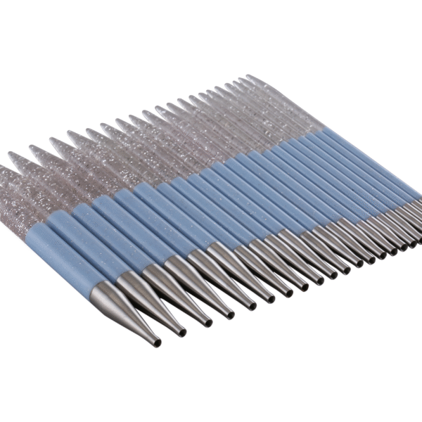 Premium Glittering Sky Silver Resin Interchangeable Circular Knitting Needles