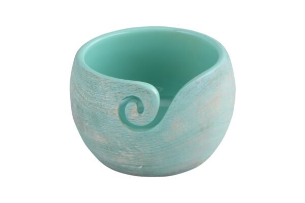 Handmade Light Green Yarn Bowl - Perfect for Knitting & Crochet Lovers